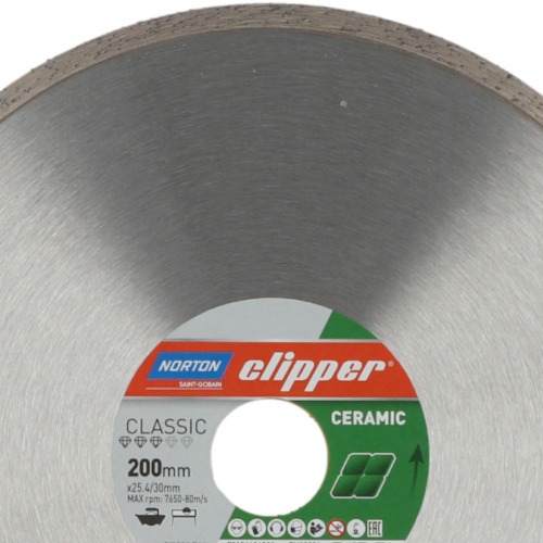 Disco diamantado liso 200 mm para azulejos e cerâmica Disco diamantado liso 200 mm para azulejos e cerâmica