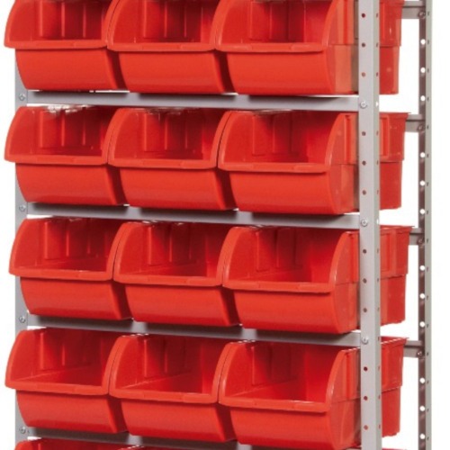 Estante metálica com 21 gavetas n° 7 vermelha - EF21/7V- Estante metálica com 21 gavetas n° 7 vermelha - EF21/7V-