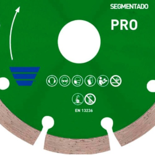 Disco diamantado segmentado 230 x 22,23 mm para concreto Disco diamantado segmentado 230 x 22,23 mm para concreto