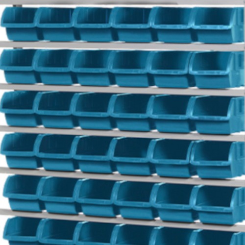 Estante metálica com 54 gavetas n° 5 azul - EP54/5A Estante metálica com 54 gavetas n° 5 azul - EP54/5A