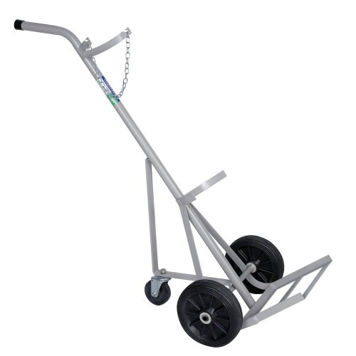 Carro para transporte de oxigênio com apoio capacidade 01 cilindro Carro para transporte de oxigênio com apoio capacidade 01 cilindro