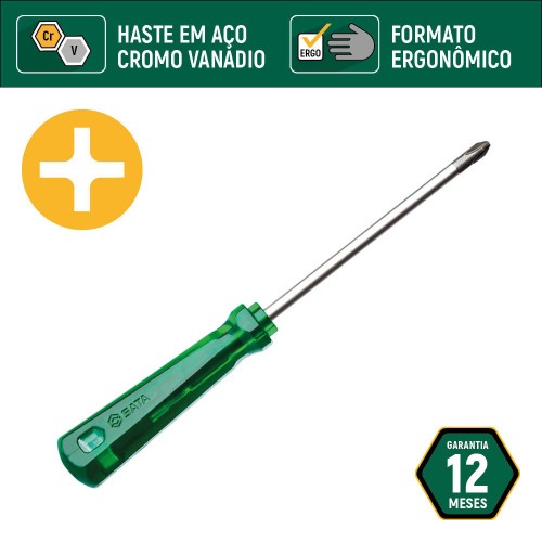 Jogo de chaves de fenda e phillips com 6 peças - ST08044L Jogo de chaves de fenda e phillips com 6 peças - ST08044L