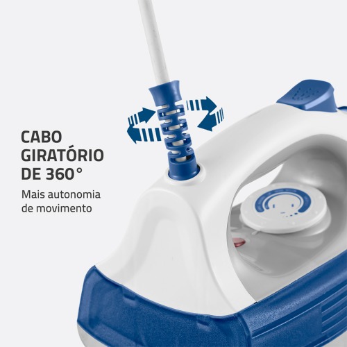 Ferro de passar a vapor 1200 watts - FVN-01-BL 220V Ferro de passar a vapor 1200 watts - FVN-01-BL 220V