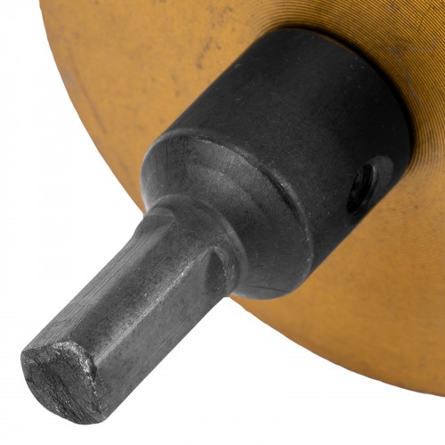 Serra copo para metal 65 mm revestimento em Nitreto de Titânio com suporte Serra copo para metal 65 mm revestimento em Nitreto de Titânio com suporte