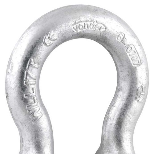 Manilha curva para cabo de aço 1.1/2 Manilha curva para cabo de aço 1.1/2