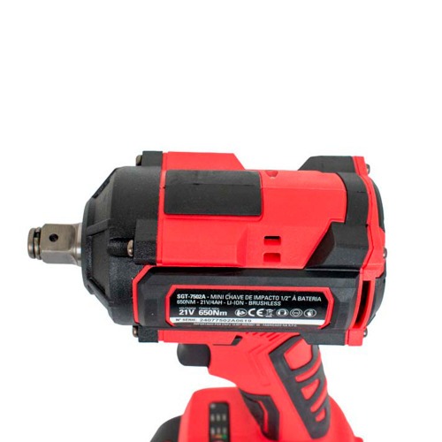 Mini chave de impacto a bateria 21V 4Ah 1/2 Mini chave de impacto a bateria 21V 4Ah 1/2