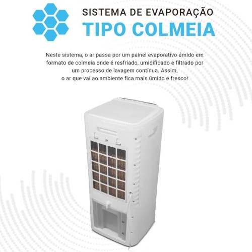 Climatizador de ar portátil 4 em 1 com função timer - PCL05A 220V Climatizador de ar portátil 4 em 1 com função timer - PCL05A 220V