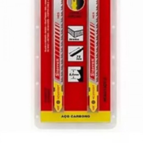 Lâmina serra tico tico 82 mm 14 dentes para madeira 2 peças - HCU214S-2 Lâmina serra tico tico 82 mm 14 dentes para madeira 2 peças - HCU214S-2