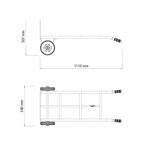 Carro armazém para carga capacidade de 180 kg Carro armazém para carga capacidade de 180 kg