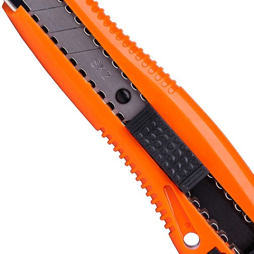 Estilete largo 18 mm emborrachado trava deslizante - EP18L Estilete largo 18 mm emborrachado trava deslizante - EP18L