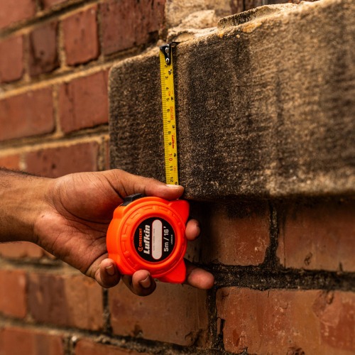 Trena com fita de aço 25,4 mm x 10 m com trava Trena com fita de aço 25,4 mm x 10 m com trava