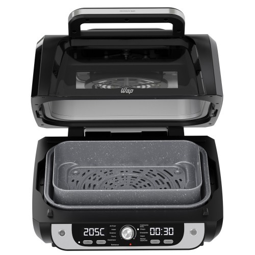 Fritadeira elétrica sem óleo air fryer digital 10L 1800w com visor clear - BARBECUE 110V Fritadeira elétrica sem óleo air fryer digital 10L 1800w com visor clear - BARBECUE 110V