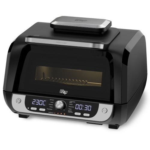 Fritadeira elétrica sem óleo air fryer digital 10L 1800w com visor clear - BARBECUE 110V Fritadeira elétrica sem óleo air fryer digital 10L 1800w com visor clear - BARBECUE 110V