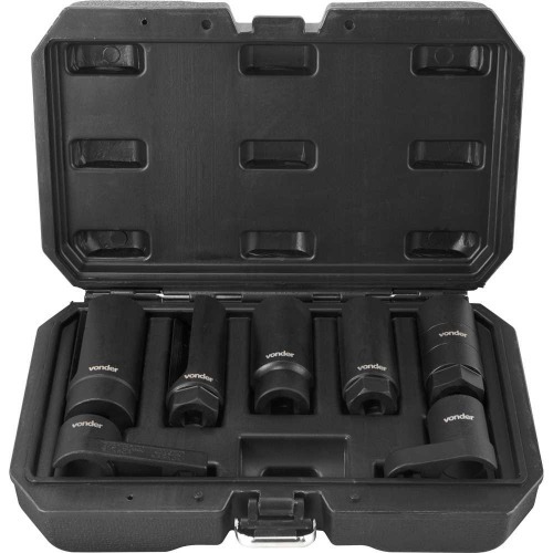 Jogo de soquetes para sensor sonda lambda com 7 peças Jogo de soquetes para sensor sonda lambda com 7 peças