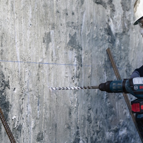 Broca de wídea para concreto 32 x 400 x 520 mm - MAX-4 Broca de wídea para concreto 32 x 400 x 520 mm - MAX-4