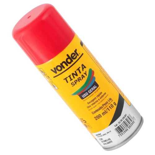 Tinta spray para uso geral vermelho brilhante 200 ml Tinta spray para uso geral vermelho brilhante 200 ml