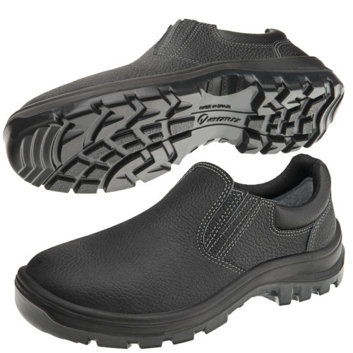 Sapato de segurança bidensidade em couro com elástico - Vulcaflex Sapato de segurança bidensidade em couro com elástico - Vulcaflex