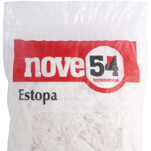 Estopa branca para polimento 150 gramas Estopa branca para polimento 150 gramas
