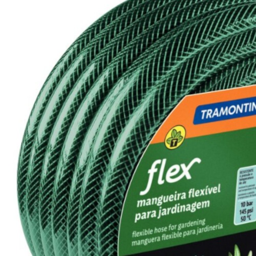 Mangueira para jardim 25 m com engates e suporte verde Mangueira para jardim 25 m com engates e suporte verde