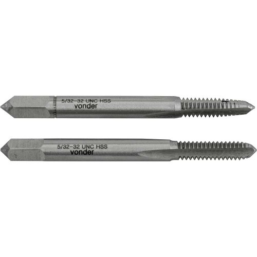 Jogo de macho manual aço rápido 5/32 Jogo de macho manual aço rápido 5/32