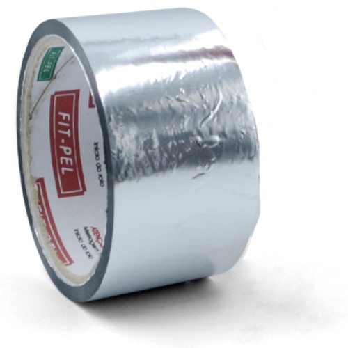 Fita adesiva aluminizada 48 mm x 40 m com 05 peças - 10103931 Fita adesiva aluminizada 48 mm x 40 m com 05 peças - 10103931