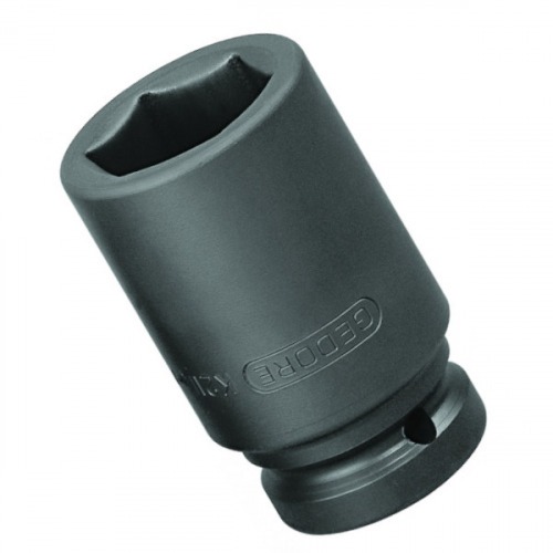Soquete sextavado longo de impacto 33 mm com encaixe de 1 Soquete sextavado longo de impacto 33 mm com encaixe de 1