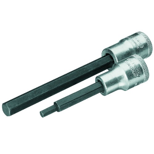 Soquete com ponta allen longa 5 mm encaixe 1/2 Soquete com ponta allen longa 5 mm encaixe 1/2