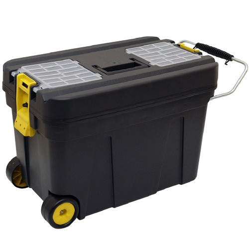 Caixa de ferramentas baú com rodas capacidade 15Kg - CR01 Caixa de ferramentas baú com rodas capacidade 15Kg - CR01