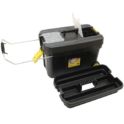 Caixa de ferramentas baú com rodas capacidade 15Kg - CR01 Caixa de ferramentas baú com rodas capacidade 15Kg - CR01