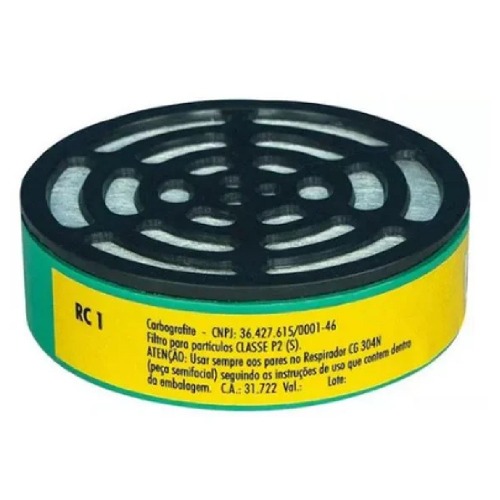 Cartucho para máscara respiratória - RC01 Cartucho para máscara respiratória - RC01