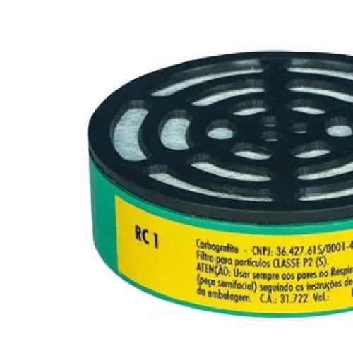 Cartucho para máscara respiratória - RC01 Cartucho para máscara respiratória - RC01