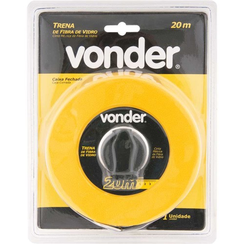 Trena de fibra de vidro 20 metros com caixa fechada Trena de fibra de vidro 20 metros com caixa fechada