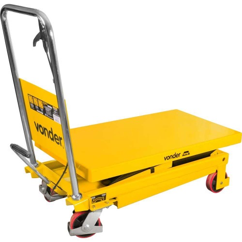 Mesa hidráulica pantográfica capacidade 350 Kg com roda de PU - MPP 352 Mesa hidráulica pantográfica capacidade 350 Kg com roda de PU - MPP 352