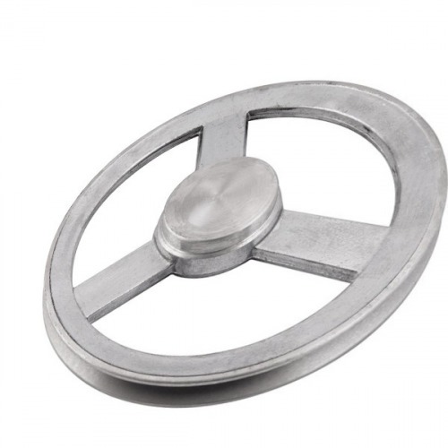 Polia de alumínio 1 canal A sem furo - 110 mm Polia de alumínio 1 canal A sem furo - 110 mm