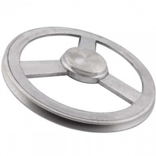 Polia de alumínio 1 canal A sem furo - 110 mm Polia de alumínio 1 canal A sem furo - 110 mm