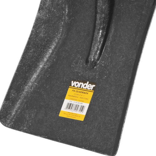 Pá quadrada nº 3 sem cabo Pá quadrada nº 3 sem cabo