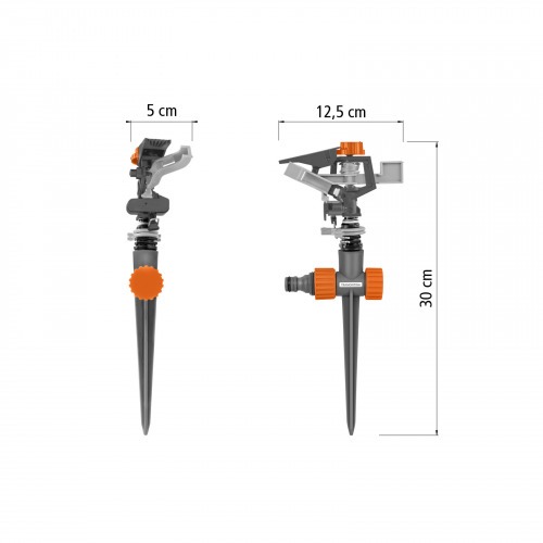 Aspersor de impulso setorial plástico Aspersor de impulso setorial plástico