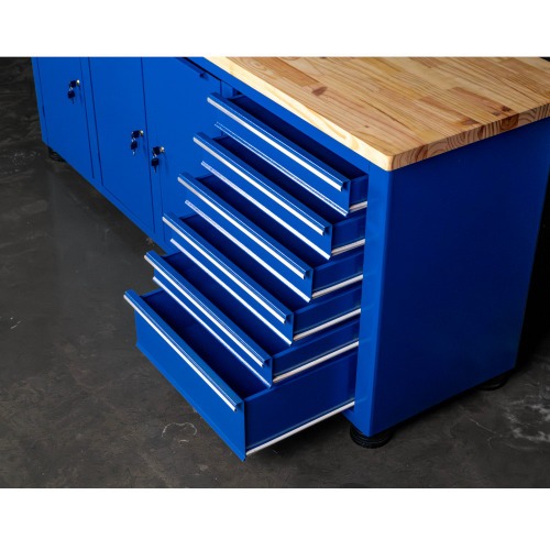 Bancada fechada com 6 gavetas e 3 portas RLL-214 Bancada fechada com 6 gavetas e 3 portas RLL-214