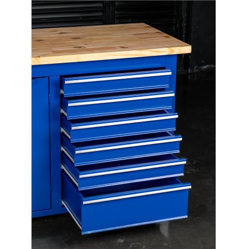 Bancada fechada com 6 gavetas e 3 portas RLL-214 Bancada fechada com 6 gavetas e 3 portas RLL-214