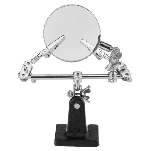 Lupa com garras e suporte para ferro de solda - 9146055 Lupa com garras e suporte para ferro de solda - 9146055