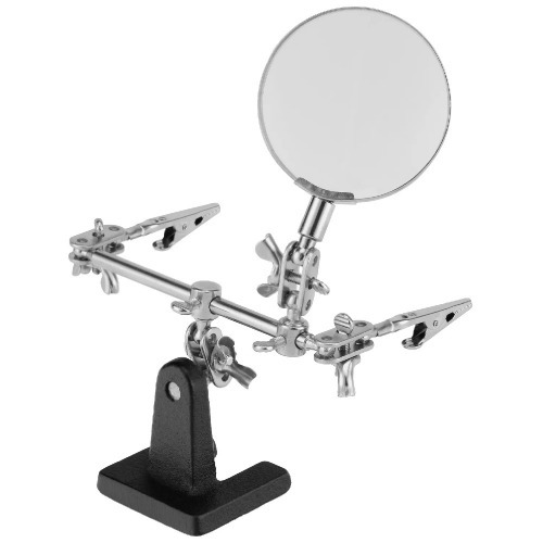 Lupa com garras e suporte para ferro de solda - 9146055 Lupa com garras e suporte para ferro de solda - 9146055