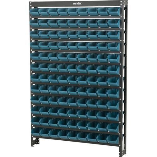 Estante metálica com 108 gavetas n°3 Estante metálica com 108 gavetas n°3