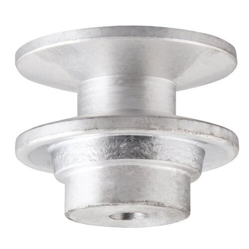 Polia de alumínio 1 canal B - 140 mm - 6684210140 Polia de alumínio 1 canal B - 140 mm - 6684210140
