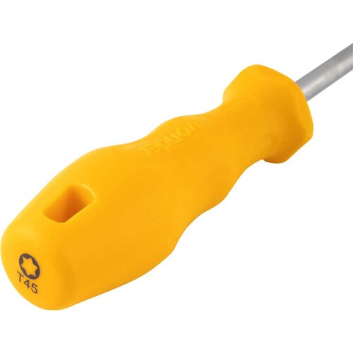 Chave hexalobular reta T45 com cabo Chave hexalobular reta T45 com cabo