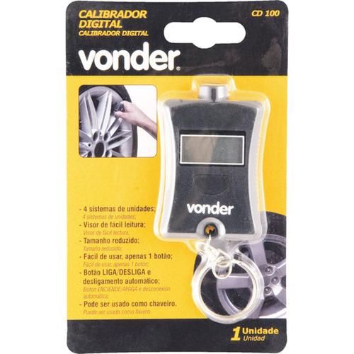 Calibrador e medidor digital de pressão para pneus - CD 100 Calibrador e medidor digital de pressão para pneus - CD 100