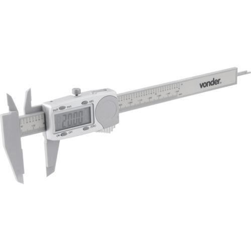 Paquímetro digital em plástico de 0-150 mm - PD-153 Paquímetro digital em plástico de 0-150 mm - PD-153