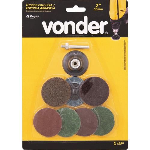 Jogo de discos de lixa com esponja abrasiva 50 mm Jogo de discos de lixa com esponja abrasiva 50 mm