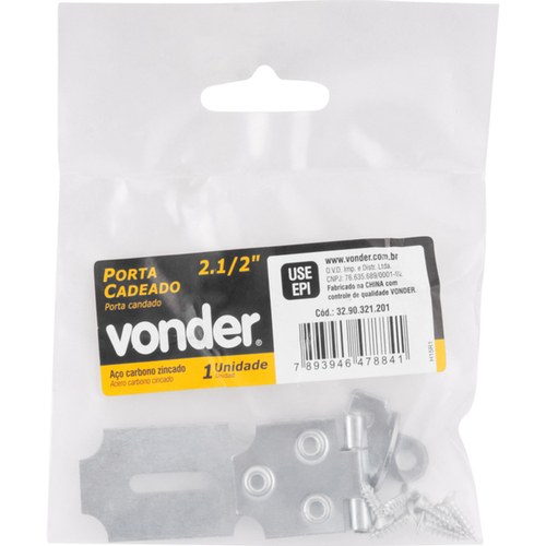 Porta cadeado zincado 2.1/2 Porta cadeado zincado 2.1/2