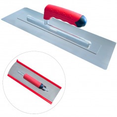 Desempenadeira em inox 120mm x 355mm com cabo emborrachado - 1.2440 Desempenadeira em inox 120mm x 355mm com cabo emborrachado - 1.2440