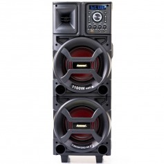 Caixa de som amplificada 1100W RMS com 2 Woofers 8 Caixa de som amplificada 1100W RMS com 2 Woofers 8